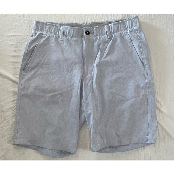 Under Armour Loose Flat Front Lightweight Vented Mesh Golf Shorts. Men's 36, EUC - Picture 1 of 5